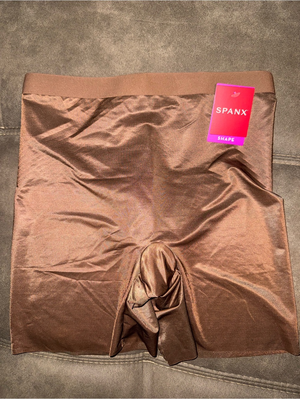 🆕 SPANX Girlshort Shapewear Chestnut Brown Size Small